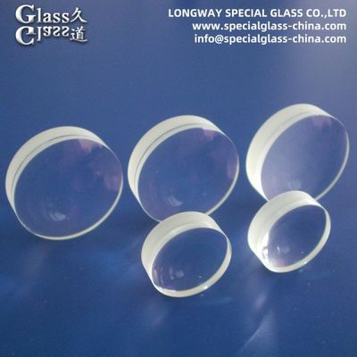 BK7 cristal óptico acromático doblete convexo de cristal cementado para el sistema óptico