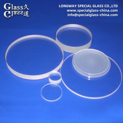 Resistente a las altas temperaturas de choque de borosilicato vidrio de visión lentes de disco de vidrio