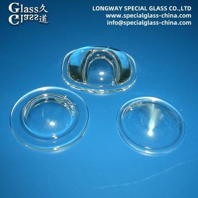 Lentes de cubierta de vidrio de borosilicato para lentes de lámparas de túnel