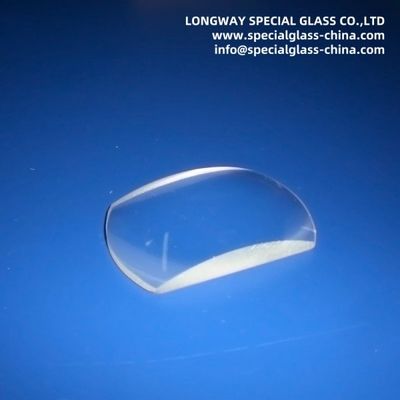 Lentes de vidrio de borosilicato óptico plano convexo bi convexo para lentes de luz recta