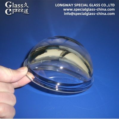 Lentes de vidrio borosilicato ópticamente pulido para lámparas industriales
