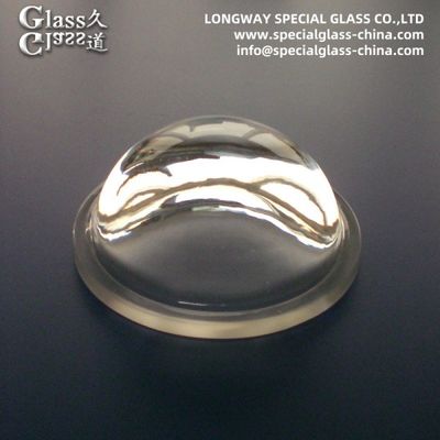 Lentes de vidrio borosilicato ópticamente pulido para lámparas industriales