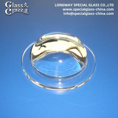 Lentes de vidrio borosilicato ópticamente pulido para lámparas industriales