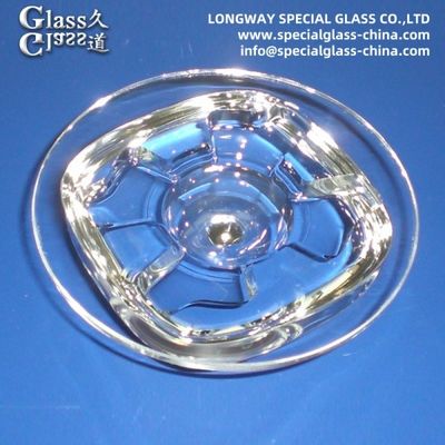 Lentes de luz de la calle de vidrio borosilicato Pyrex 3.3 personalizado