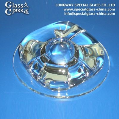 Lentes de luz de la calle de vidrio borosilicato Pyrex 3.3 personalizado