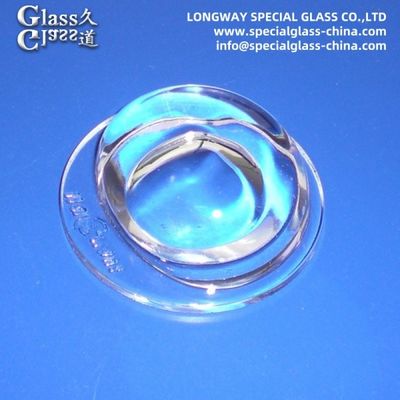 Vidrio de borosilicato óptico de difusión LED personalizado Lentes de cobertura para lentes de luz LED