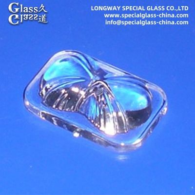 Vidrio de borosilicato óptico de difusión LED personalizado Lentes de cobertura para lentes de luz LED