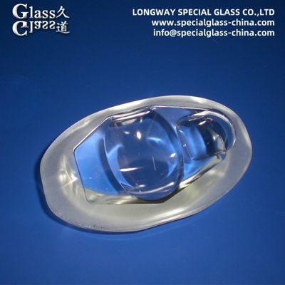 Lentes de vidrio LED de borosilicato resistentes a altas temperaturas 3.3
