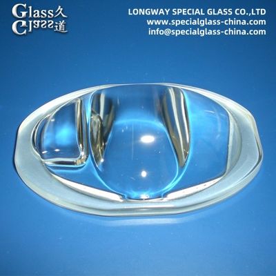 Lentes de vidrio LED de borosilicato resistentes a altas temperaturas 3.3