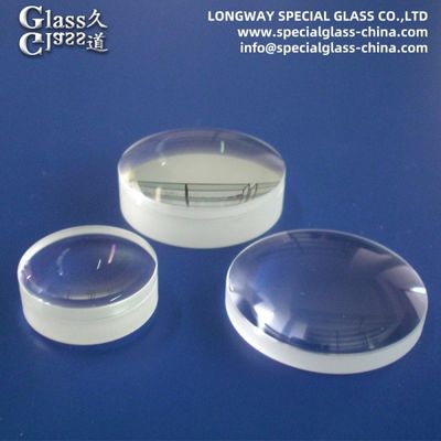 Lentes de cristal óptico de silicio fundido con cuarzo para instrumentos ópticos