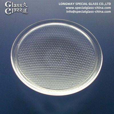 Capa de vidrio borosilicato resistente a altas temperaturas Lentes para lámparas de luz Capa de lentes