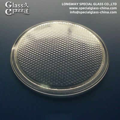 Capa de vidrio borosilicato resistente a altas temperaturas Lentes para lámparas de luz Capa de lentes