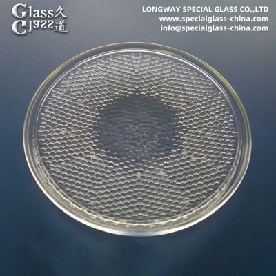 Capa de vidrio borosilicato resistente a altas temperaturas Lentes para lámparas de luz Capa de lentes