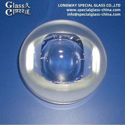 Lentes de vidrio LED de luz de calle Cob de vidrio borosilicato 3.3