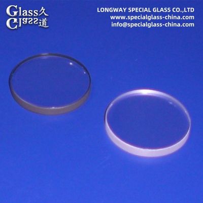 Lentes de cristal óptico de cristal de silicio fundido con revestimiento de AR