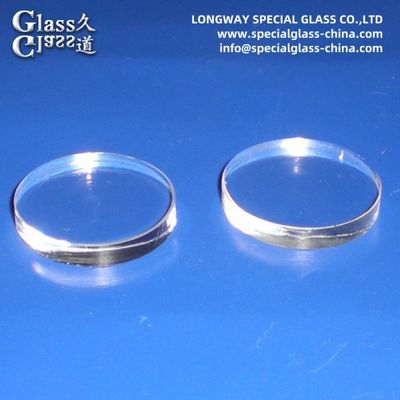 Lentes de cristal óptico de cristal de silicio fundido con revestimiento de AR