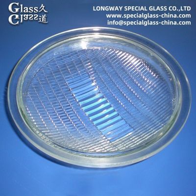 Moldeado Borosilicato de vidrio sombra de lámpara para lentes de lámpara submarinas
