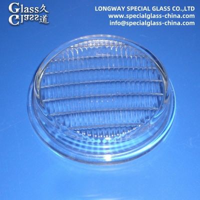 Moldeado Borosilicato de vidrio sombra de lámpara para lentes de lámpara submarinas