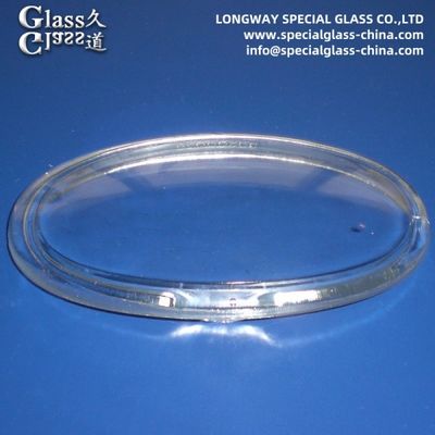 Capa de vidrio de cal de soda moldeada para lentes de lámparas de faros