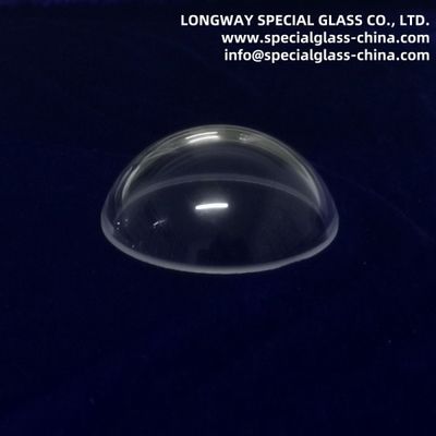 Lentes de cúpula de vidrio óptico transparente para cámaras de seguridad, microscopios, telescopios