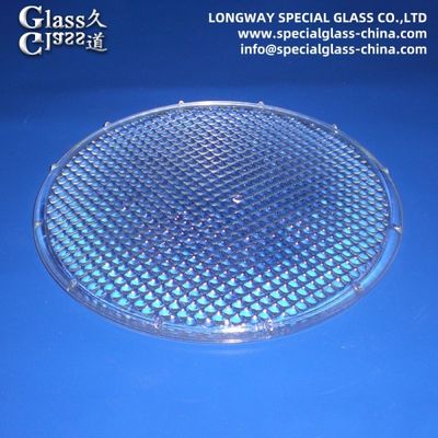 Lentes de cubierta de vidrio de borosilicato prensado para focos y luz difusa