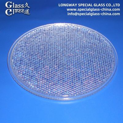 Lentes de cubierta de vidrio de borosilicato prensado para focos y luz difusa