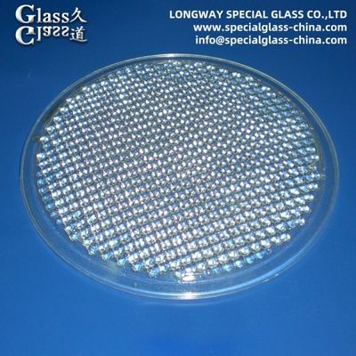 Lentes de cubierta de vidrio de borosilicato prensado para focos y luz difusa