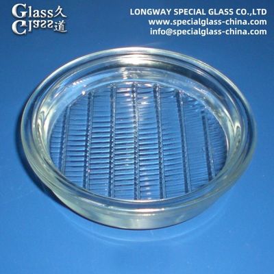 Lente de cubierta de lámpara de vidrio de borosilicato moldeado para piscinas