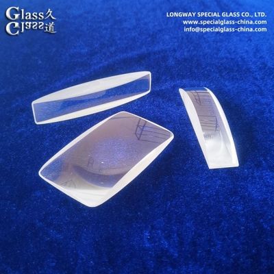 Lentes cilíndricas de vidrio óptico Bk-7 pulido con recubrimiento de AR