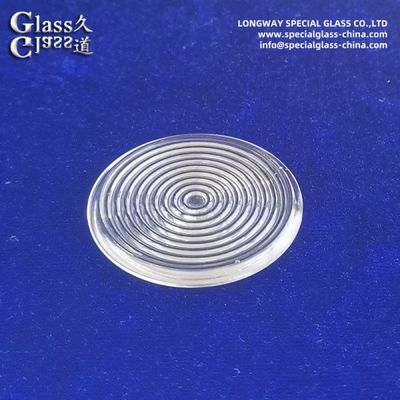 Lentes de borosilicato de vidrio eficientes para luminarias de led
