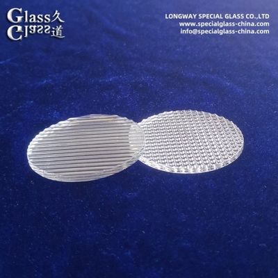 Lentes de dispersión de vidrio de borosilicato duraderos para luminarias industriales