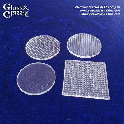 Lentes de dispersión de vidrio de borosilicato duraderos para luminarias industriales