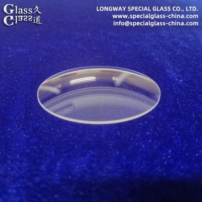 Lentes ópticas convexas cóncavas de silicio fundido para aplicaciones UV e IR