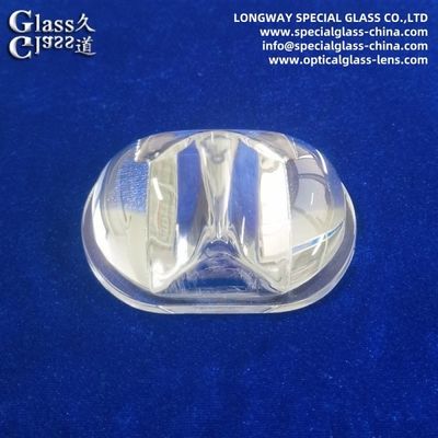 Lentes de vidrio de borosilicato LED de alta potencia para mejorar el rendimiento de la iluminación