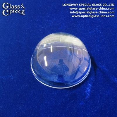 Lentes de vidrio de borosilicato resistentes a altas temperaturas para cubiertas de luces de minería