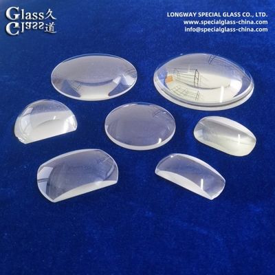 Lentes convexas de vidrio borosilicato resistente a los rayos UV para iluminación de escenarios al aire libre