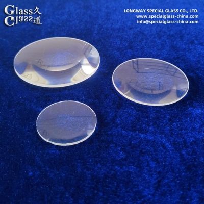 Lentes convexas de vidrio borosilicato resistente a los rayos UV para iluminación de escenarios al aire libre
