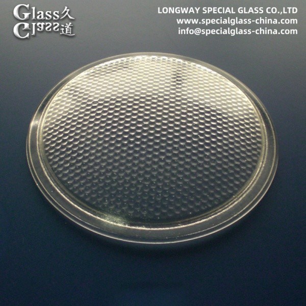 Capa de vidrio borosilicato resistente a altas temperaturas Lentes para lámparas de luz Capa de lentes